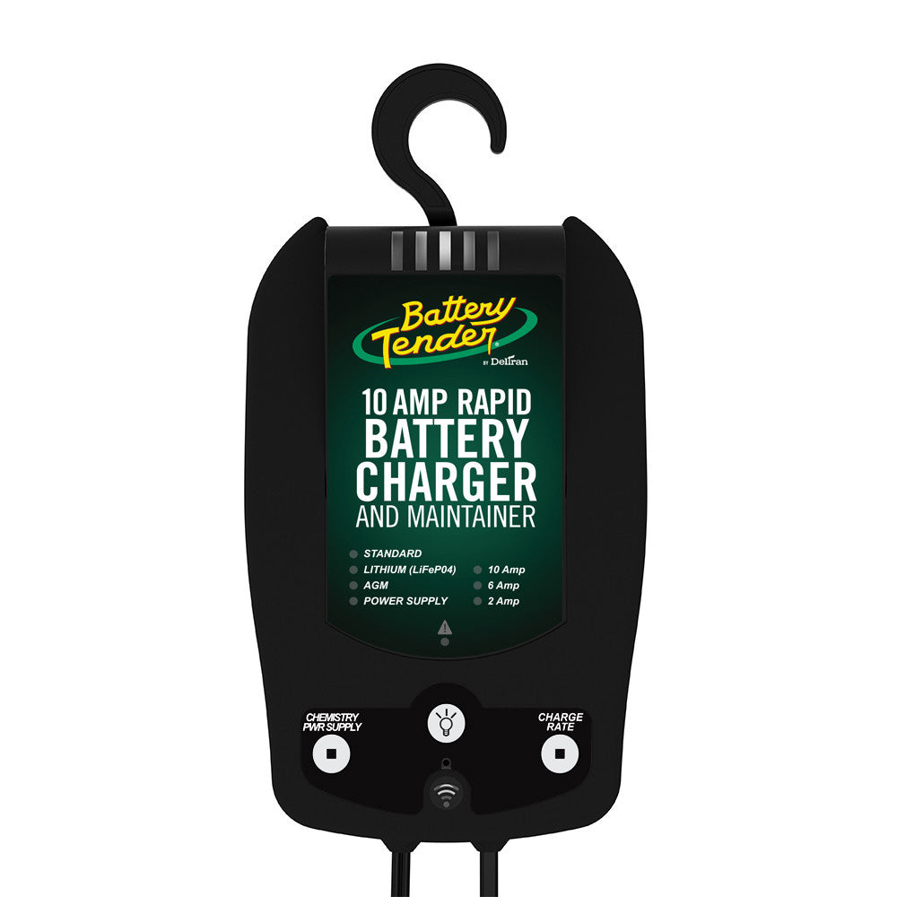 Battery Tender 12V, 10/6/2A Selectable Chemistry Battery Charger [022-0229-DL-WH]