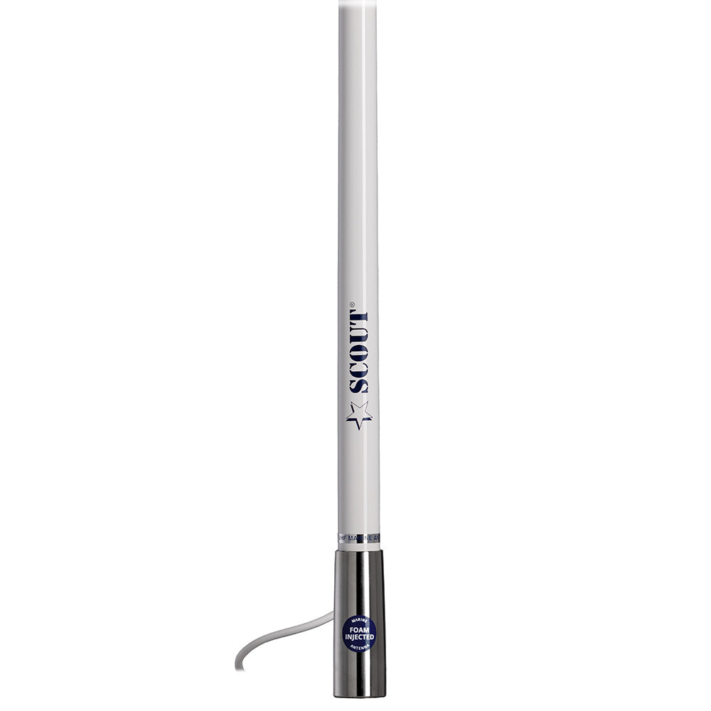 Scout Titan Series 4' White AM/FM Antenna Fiberglass [PF AN NAMFM011T]