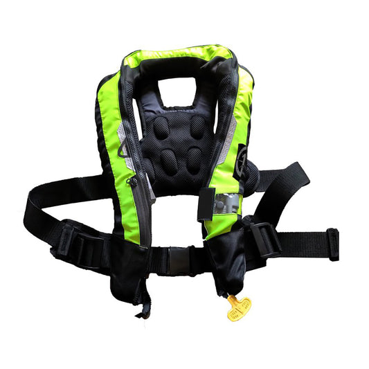 First Watch Auto/Manual Convertible 38g Inflatable PFD - Hi-Vis Yellow [FW-40PROA/M-HV]