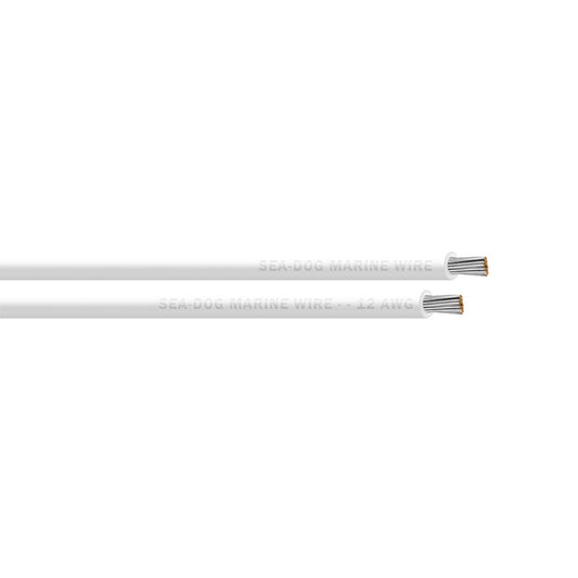 Sea-Dog 12 AWG White Primary Wire - 400' [8012056]