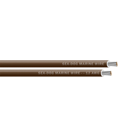 Sea-Dog 12 AWG Brown Primary Wire - 1000' [8012079]