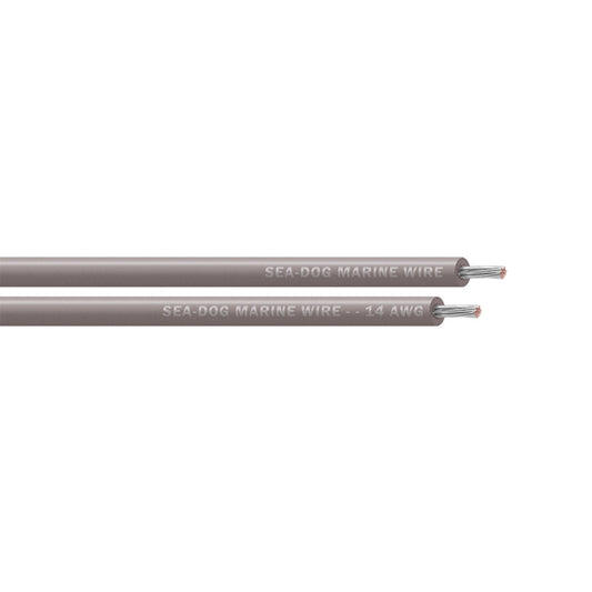 Sea-Dog 14 AWG Grey Primary Wire- 250' [8014114]