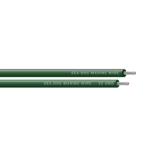 Sea-Dog 16 AWG Green Primary Wire - 250' [8016044]