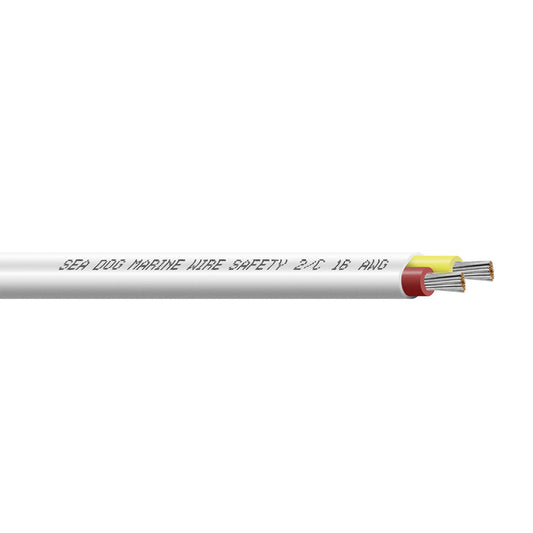 Sea-Dog 18/2 AWG Flat Duplex Safety Wire - Red/Yellow - 500' [8018227]