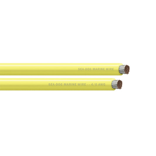 Sea-Dog 4/0 AWG Yellow Battery Cable - 50' [8041031]