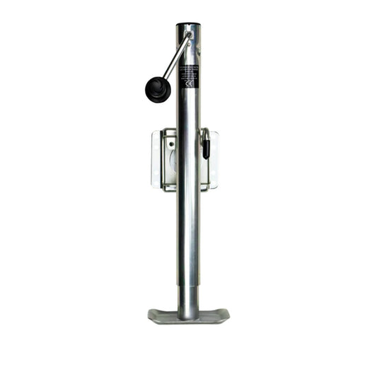 Powerwinch Saltwater Series Jack - 2500lb, Weld-On, Flat Plate, Zinc 500+ HR Salt Spray [21600-J-2500-WF-Z-R]