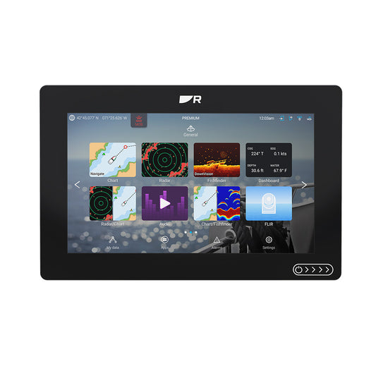 Raymarine Axiom 2 RV 9" Chartplotter/Fishfinder w/RealVision 3D Sonar, Lighthouse North America Chart  RV-100 Transducer [E70723-03-102]