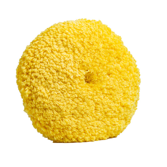 Lake Country Yellow Twisted Acrylic  Wool Pad 8" x 1.5" Quick Disconnect [35-555-QD-LC]