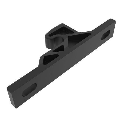 Southco Push-To-Close Latch Keeper, Rivet/Screw (Thru-Hole) Mounting, Plastic, Black [C3-77]