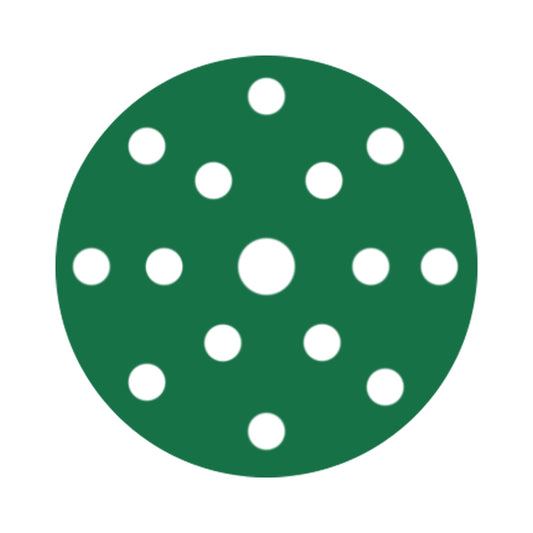 RUPES PROCUT Film Abrasive Discs 150mm (6") - 15 Holes - P220 Grit *Box of 50pcs [9.45FD220]