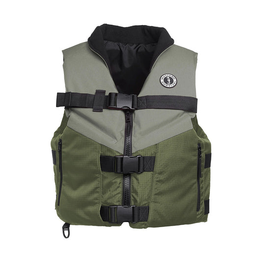 Mustang Accel Foam Vest - Green/Grey - XL [MV4627-833-XL]