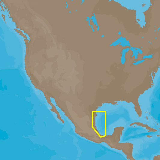 C-MAP  4D NA-D946 Brownsville, TX to Coatzacoalcos, MX [M-NA-D946-MS]