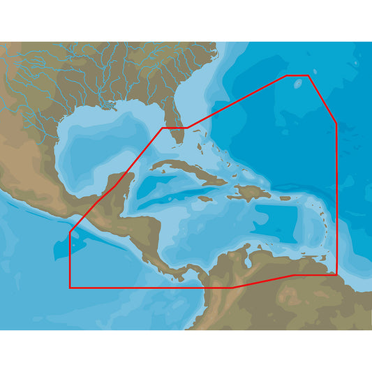 C-MAP 4D NA-D065 Caribbean  Central America -microSD/SD [M-NA-D065-MS]
