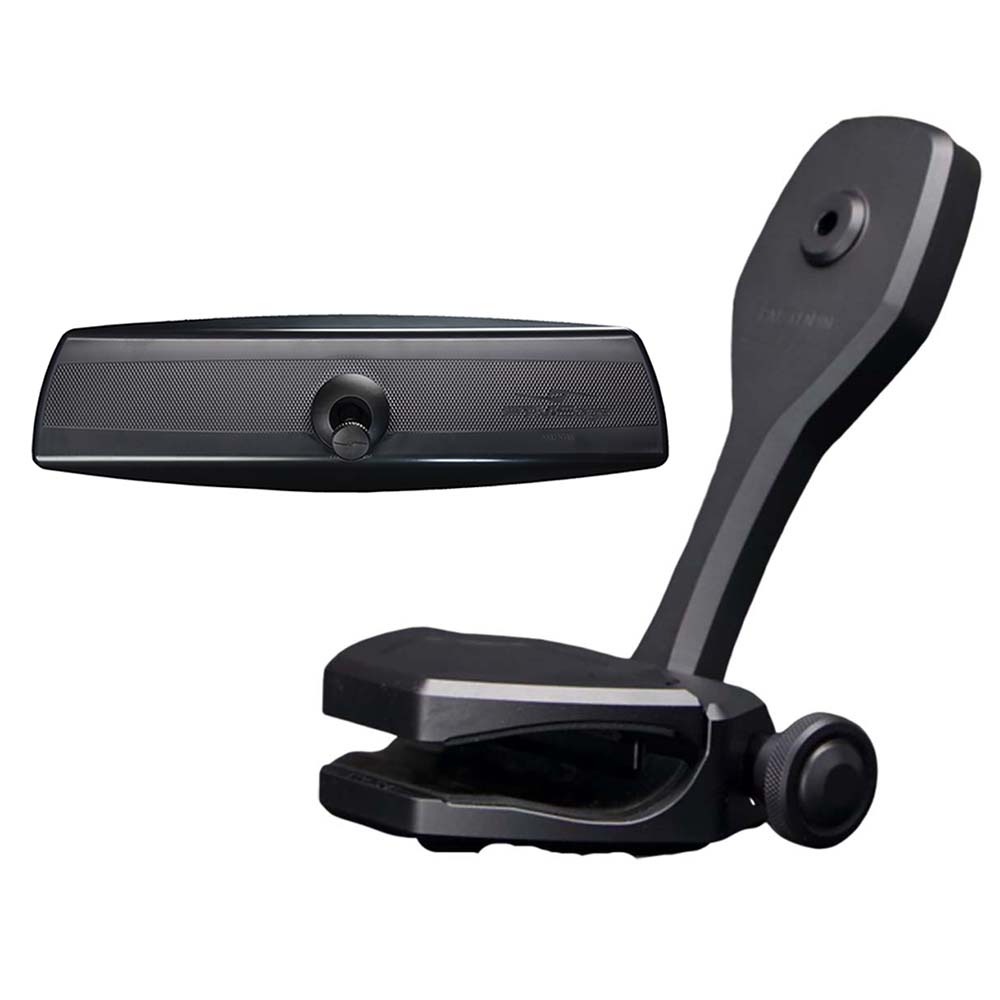 PTM Watersports Mirror/Bracket Kit w/VR-140 PRO Mirror  ZXR-361 (Black) [P12848-2361TEBBK]