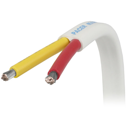 Pacer 18/2 AWG Safety Duplex Cable - Flat Cable - Red/Yellow - 100' [W18/2RYW-100]