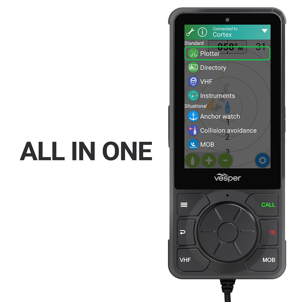 Vesper Cortex V1 - VHF Radio w/SOTDMA SmartAIS  Remote Vessel Monitoring - Works Worldwide  [010-02814-20]